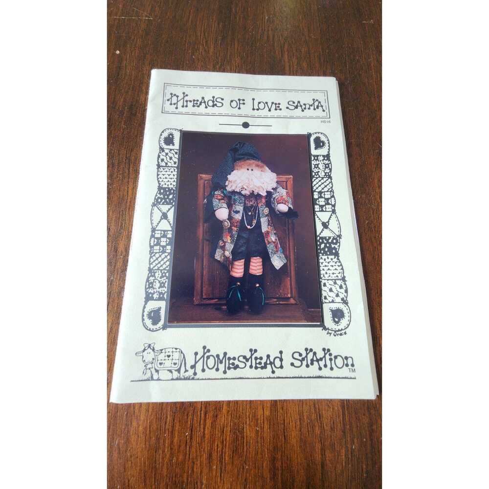 Vintage Threads of Santa 21" Doll Sewing Pattern Homestead Station HS 16 Country